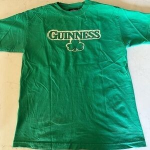 VINTAGE Green Guinness T-Shirt Size Unisex Medium OFFICIAL GEAR